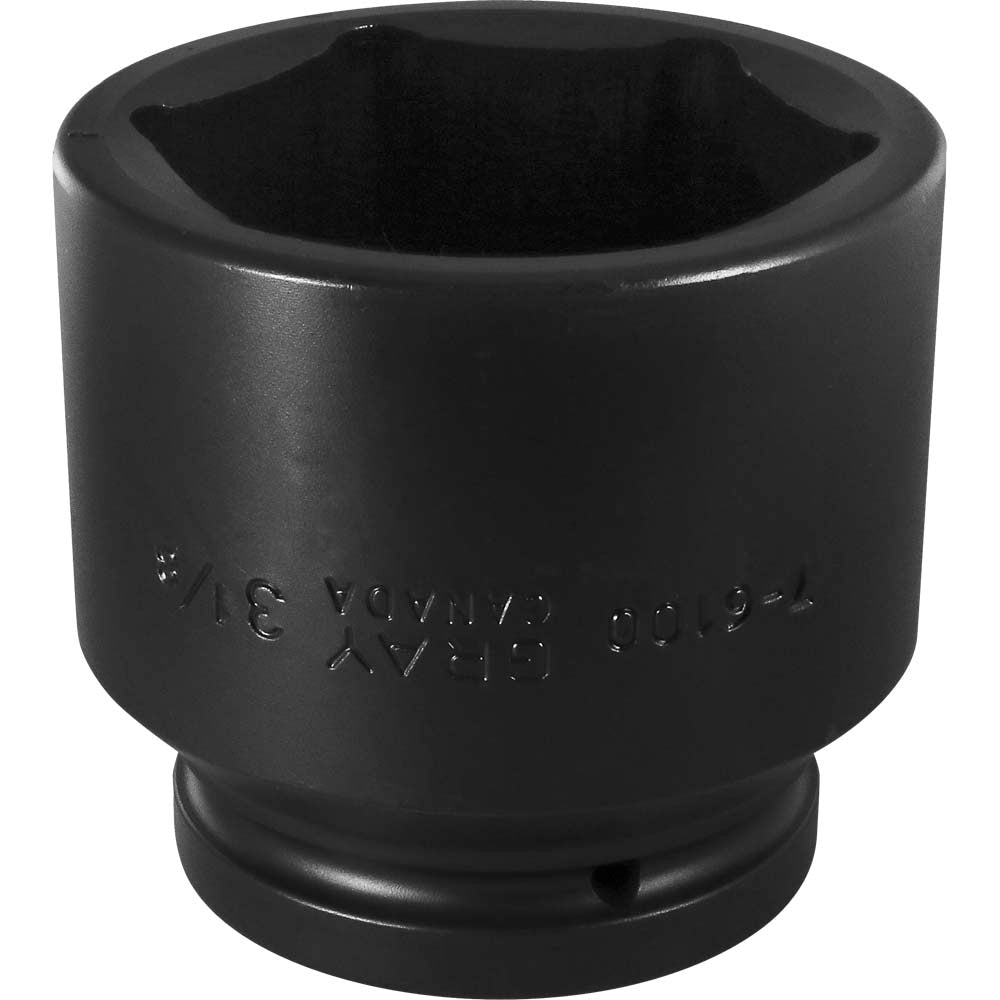 1"-Antrieb, 6-Punkt-Standardlänge – schlagfeste, schwarze Industrielackierung