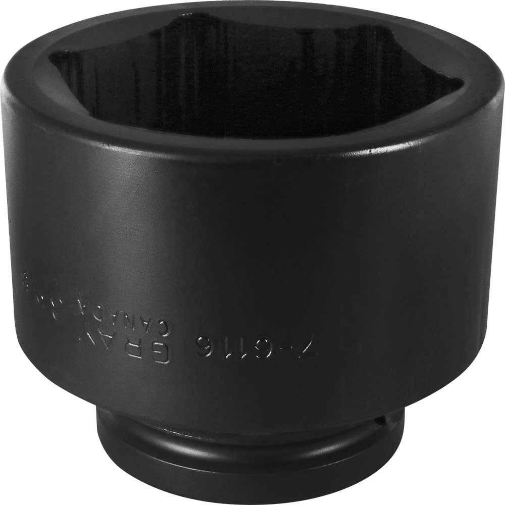 1"-Antrieb, 6-Punkt-Standardlänge – schlagfeste, schwarze Industrielackierung