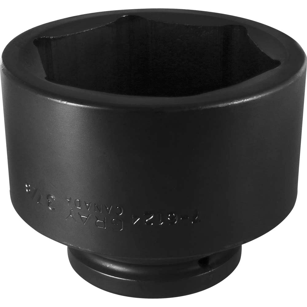 1"-Antrieb, 6-Punkt-Standardlänge – schlagfeste, schwarze Industrielackierung