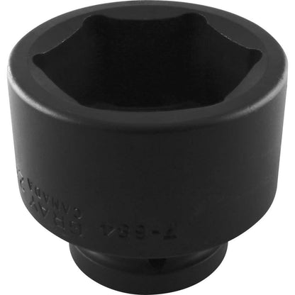 1"-Antrieb, 6-Punkt-Standardlänge – schlagfeste, schwarze Industrielackierung