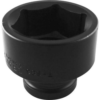 1"-Antrieb, 6-Punkt-Standardlänge – schlagfeste, schwarze Industrielackierung