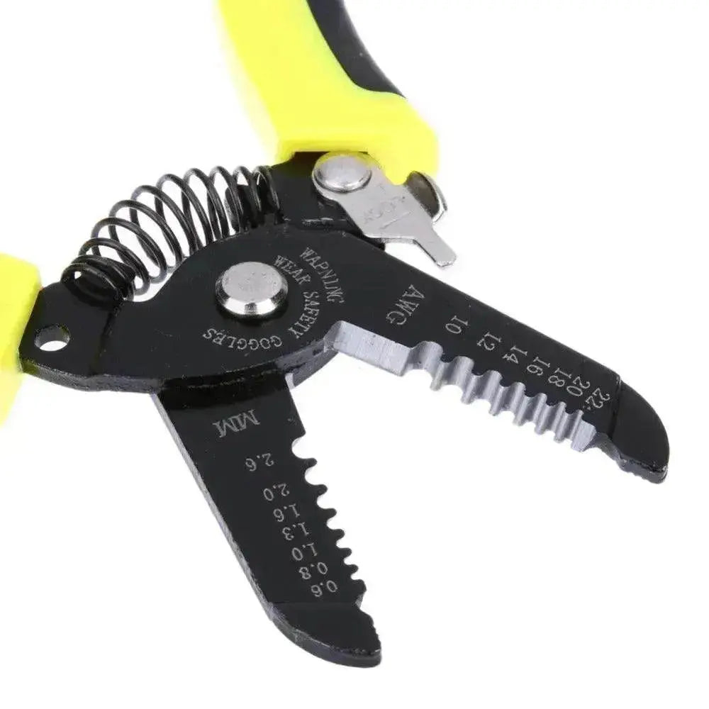 7 In 1 Carbon Steel Multifunctional Electrician Wire Stripper - www.Shopthatapp.com