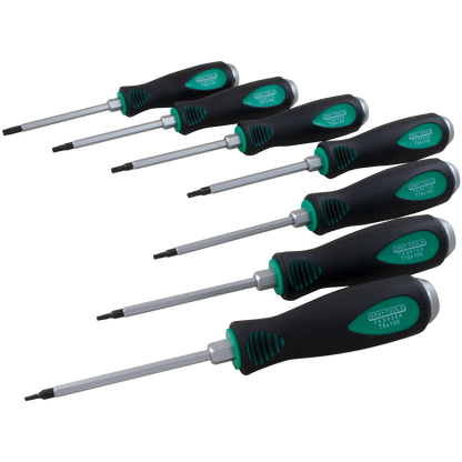 7 Piece Heavy Duty Comfort Grip Torx® Screwdriver Set - www.Shopthatapp.com #