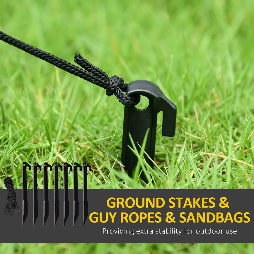 7.5ft Inflatable Halloween Pumpkin Ghost Family, Blow Up LED Display For Garden Indoor Outdoor - www.Shopthatapp.com