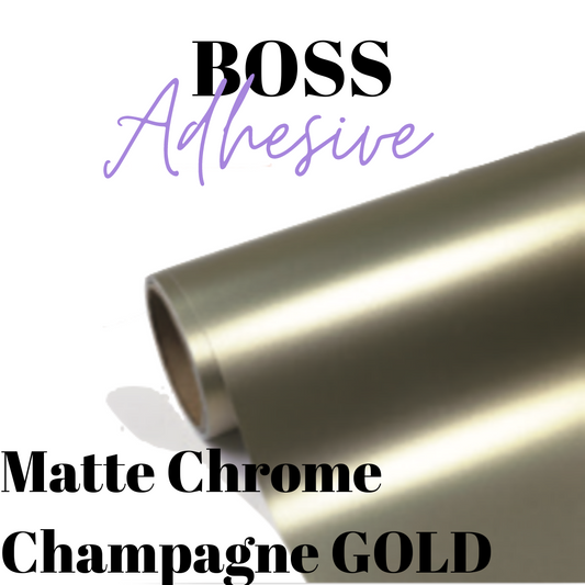 Vinyle adhésif - Boss Adhesive - CHAMPAGNE GOLD
