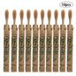10pcs  Bamboo toothbrushes - www.Shopthatapp.com
