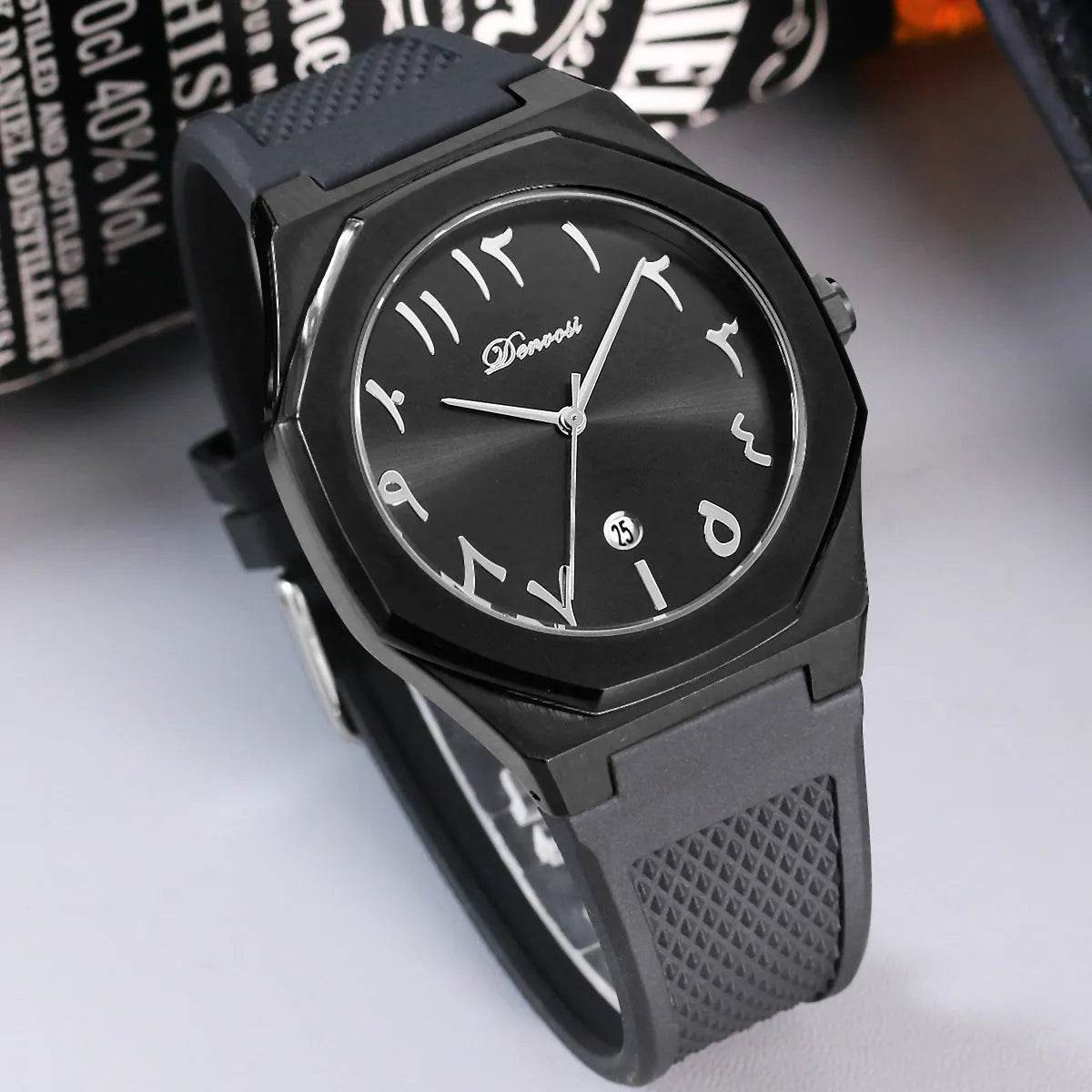 Danfu Silicone Strap Men's  Simple Fashion Quartz Watch - www.Shopthatapp.com