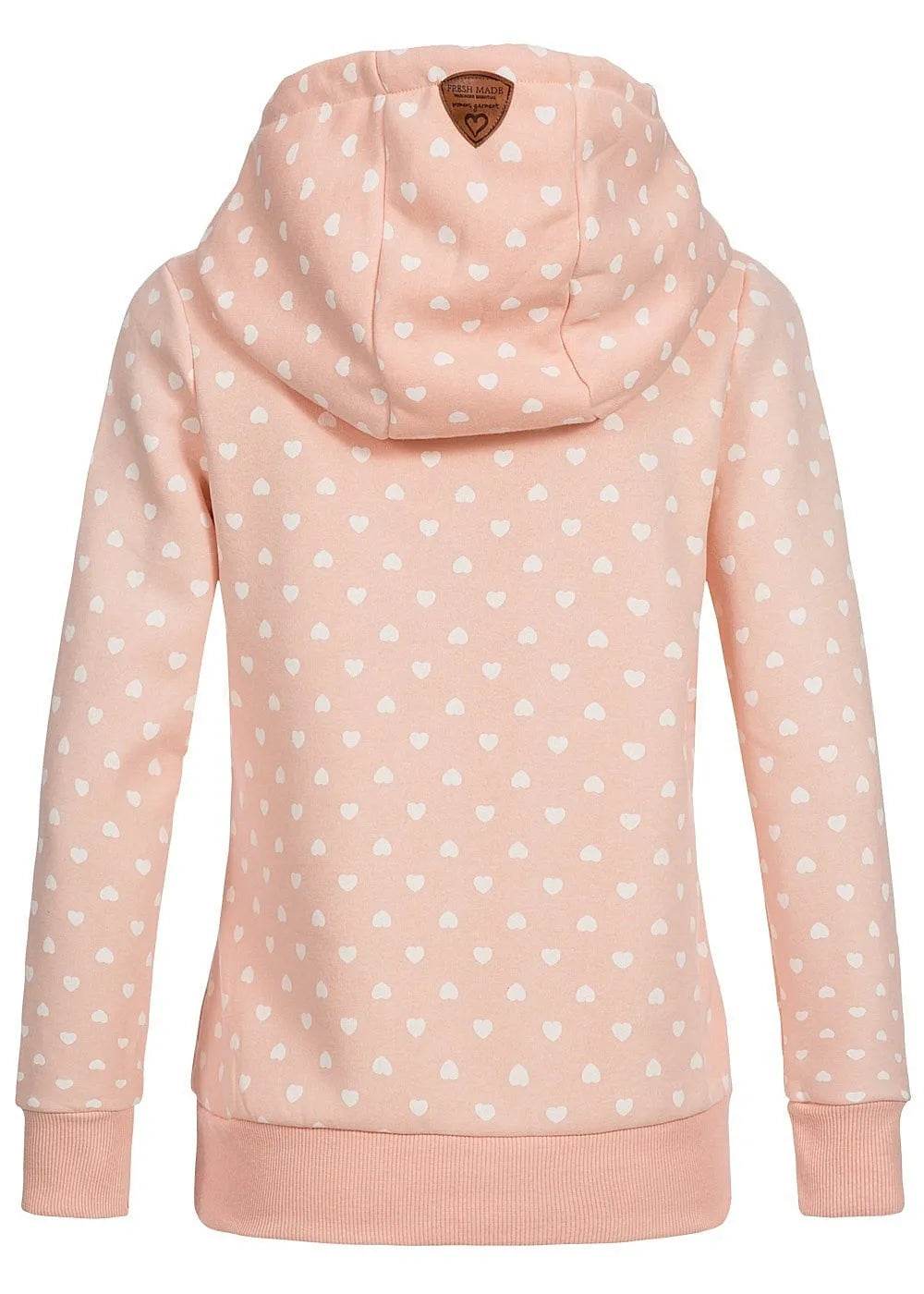 Women Printed loose hooded sweatshirt - www.Shopthatapp.com