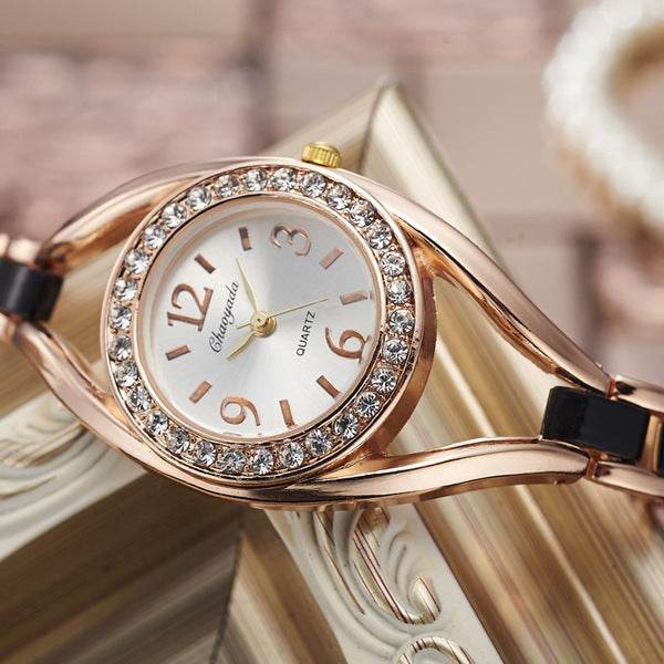 Creative diamond bracelet watch - www.Shopthatapp.com