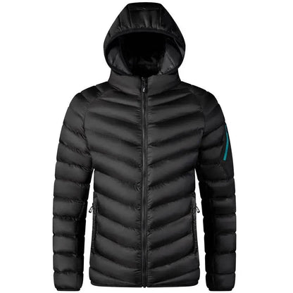 Winter Padded Thick Hooded Puffer Rain Jacket for men - www.Shopthatapp.com