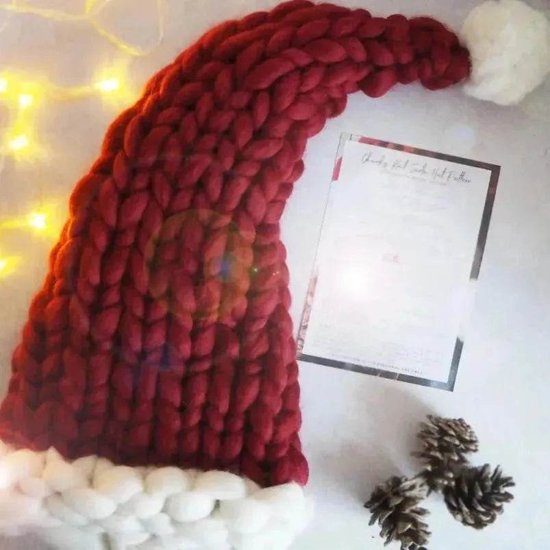 Christmas Plush Hat With Pompom Cute Winter Hat For Women Men Child - www.Shopthatapp.com