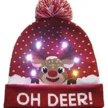 LED Light Christmas  Beanies - www.Shopthatapp.com