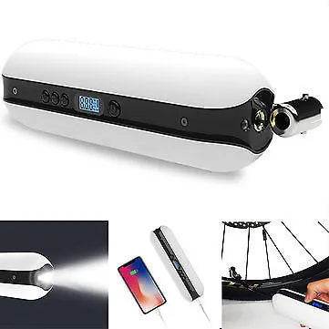 Bike Electric Inflator Bicycle Cycle Air Pressure Rechargeable Cordless Tire Road Bike Car Air Inflator 150PSI - www.Shopthatapp.com