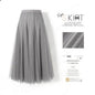 Pleated Mesh Midi Skirt – Women's Prairie Swing Skirt - www.Shopthatapp.com