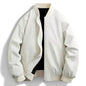Autumn Casual All-matching Plain Baseball Uniform Cardigan Jacket Men - www.Shopthatapp.com