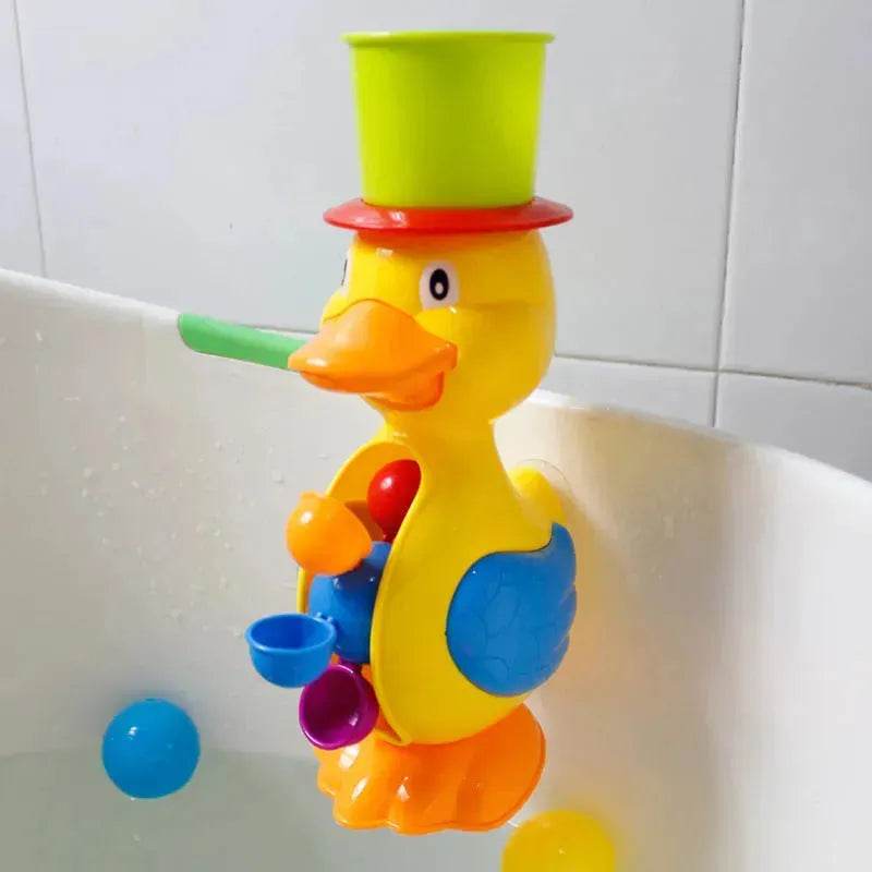 Bath toy duck waterwheel - www.Shopthatapp.com