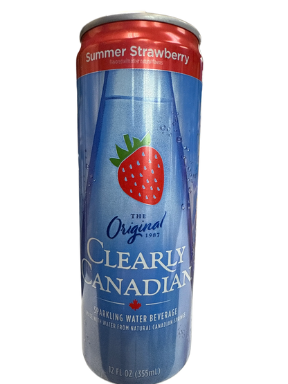 Clearly Canadian Summer Strawberry Flavour 355ML - Canadian Edition - www.Shopthatapp.com