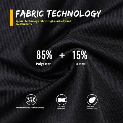 Printed Long Sleeve Fitness Top for Men Exercise Gym shirt - www.Shopthatapp.com