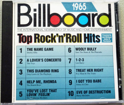 Billboard Top Rock 'n' Roll Hits 1965 - www.Shopthatapp.com