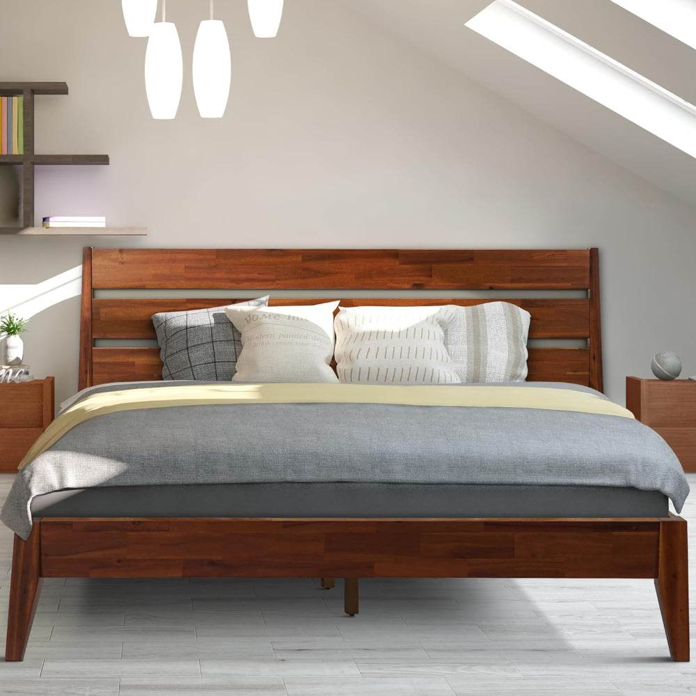 Emery Deluxe Wood Platform Bed Frame - www.Shopthatapp.com