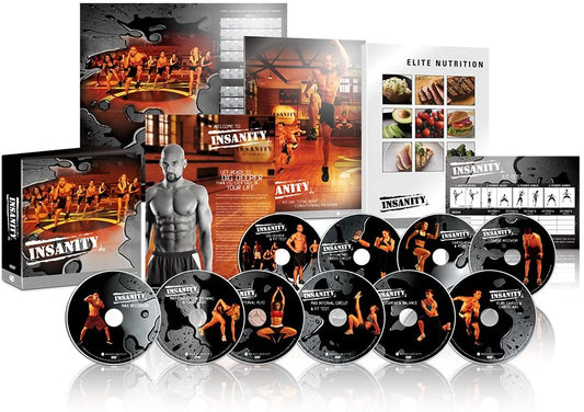 beachbody Insanity : 60 jours Programme Total Body de DVD d'entraînement - 10DVD Used - www.Shopthatapp.com