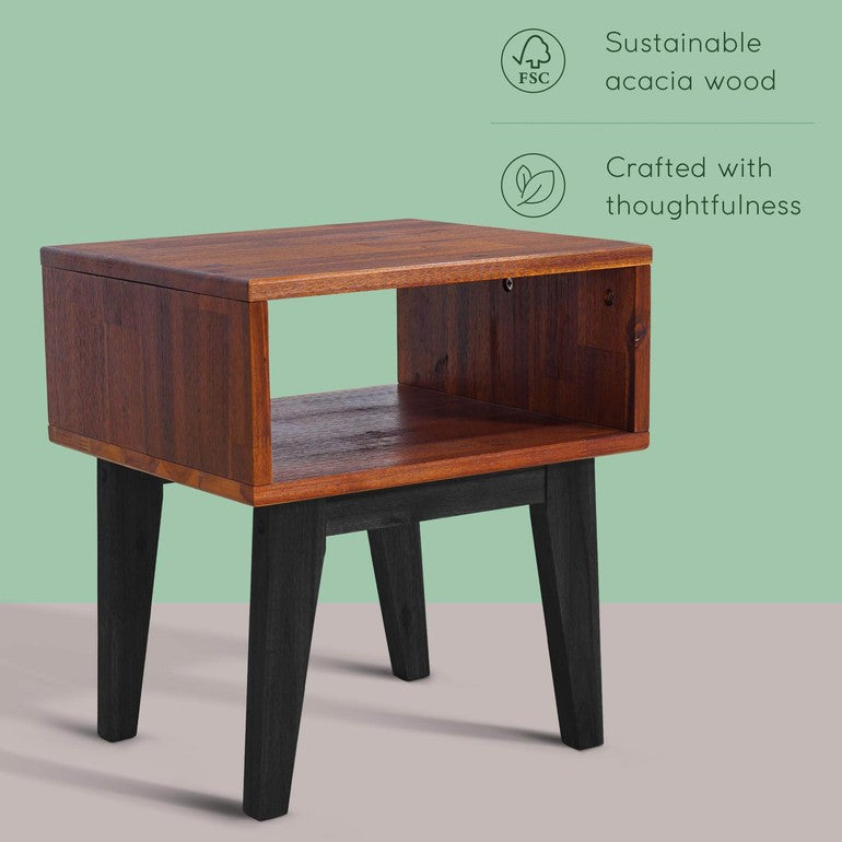 Serena Solid Wood Nightstand - www.Shopthatapp.com