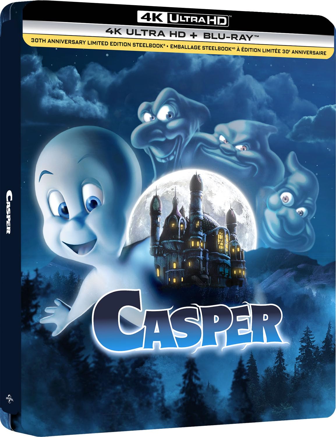 Casper: 30th Anniversary Limited Edition [Steelbook] - 4K/Blu-Ray - www.Shopthatapp.com
