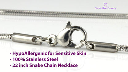 Collier fantôme - Bijoux gothiques pour hommes et femmes - Cadeau pour meilleur ami - Pendentif spirituel - Accessoire de chaîne tendance 100 % acier inoxydable - Un joli pendentif fantôme ou un bijou fantôme avec de jolies breloques fantômes