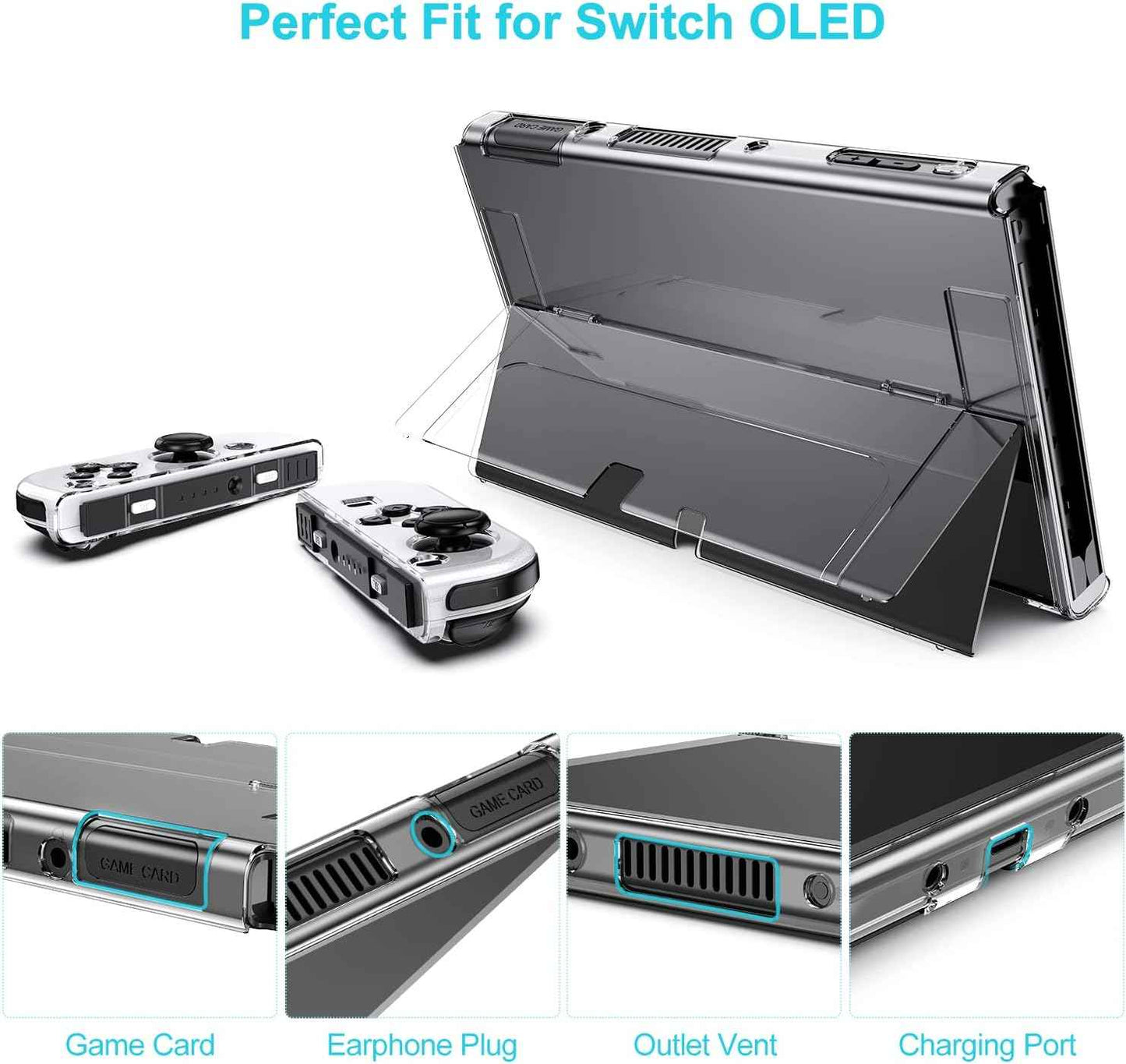 Étui de transport Nintendo Switch OLED 19 en 1 avec de nombreux extras !