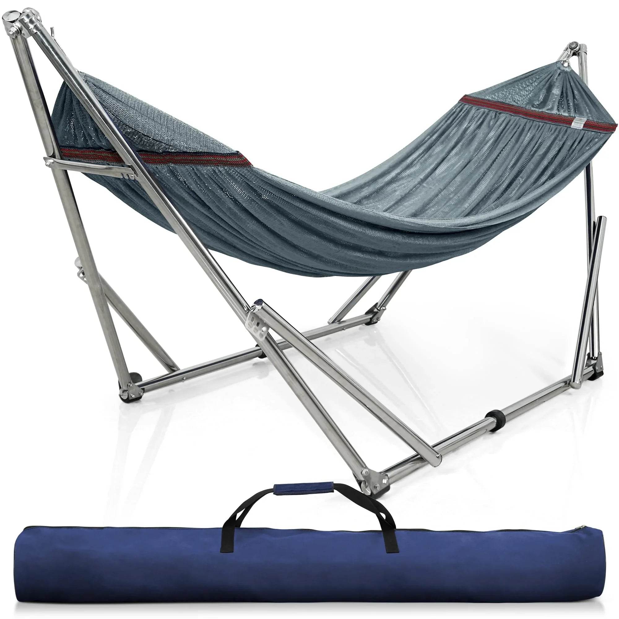 Tranquillo Original Stainless Steel Hammock Stand - www.Shopthatapp.com