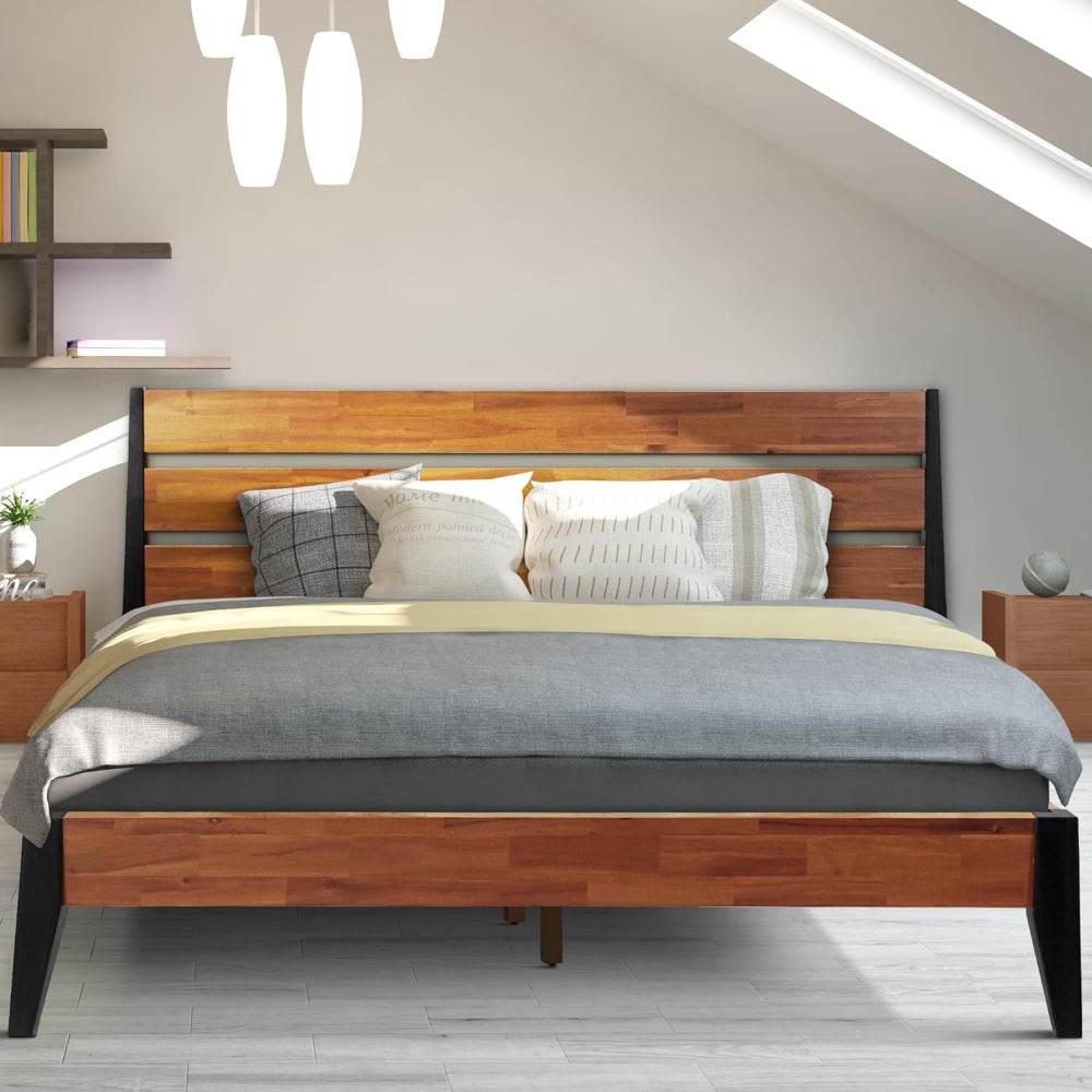Emery Deluxe Wood Platform Bed Frame - www.Shopthatapp.com