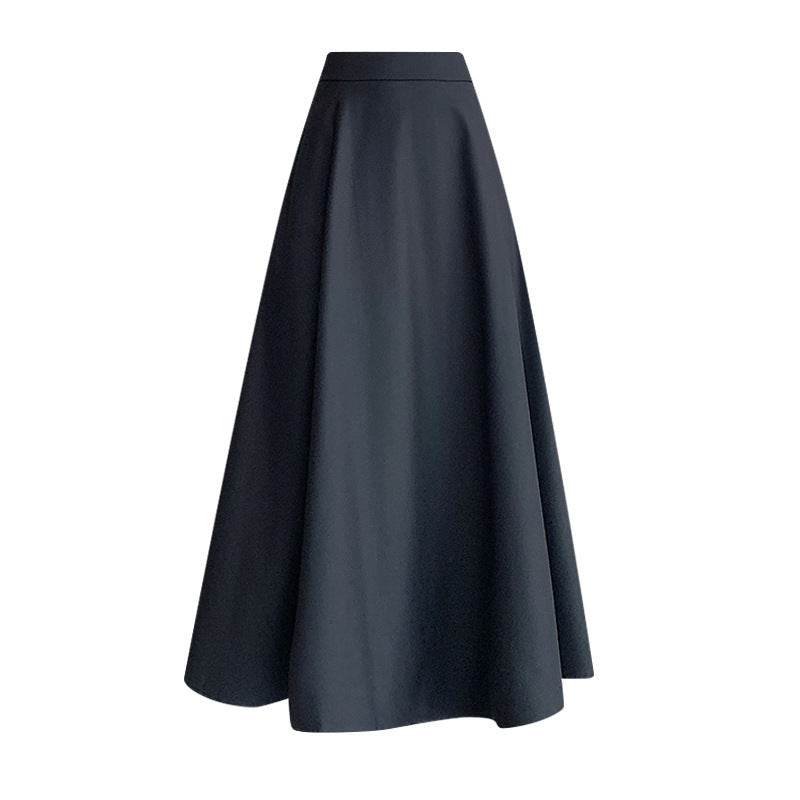 Women's Skirt Drooping Slimming High Waist A- Line Circle Midi flared Skirt - www.Shopthatapp.com