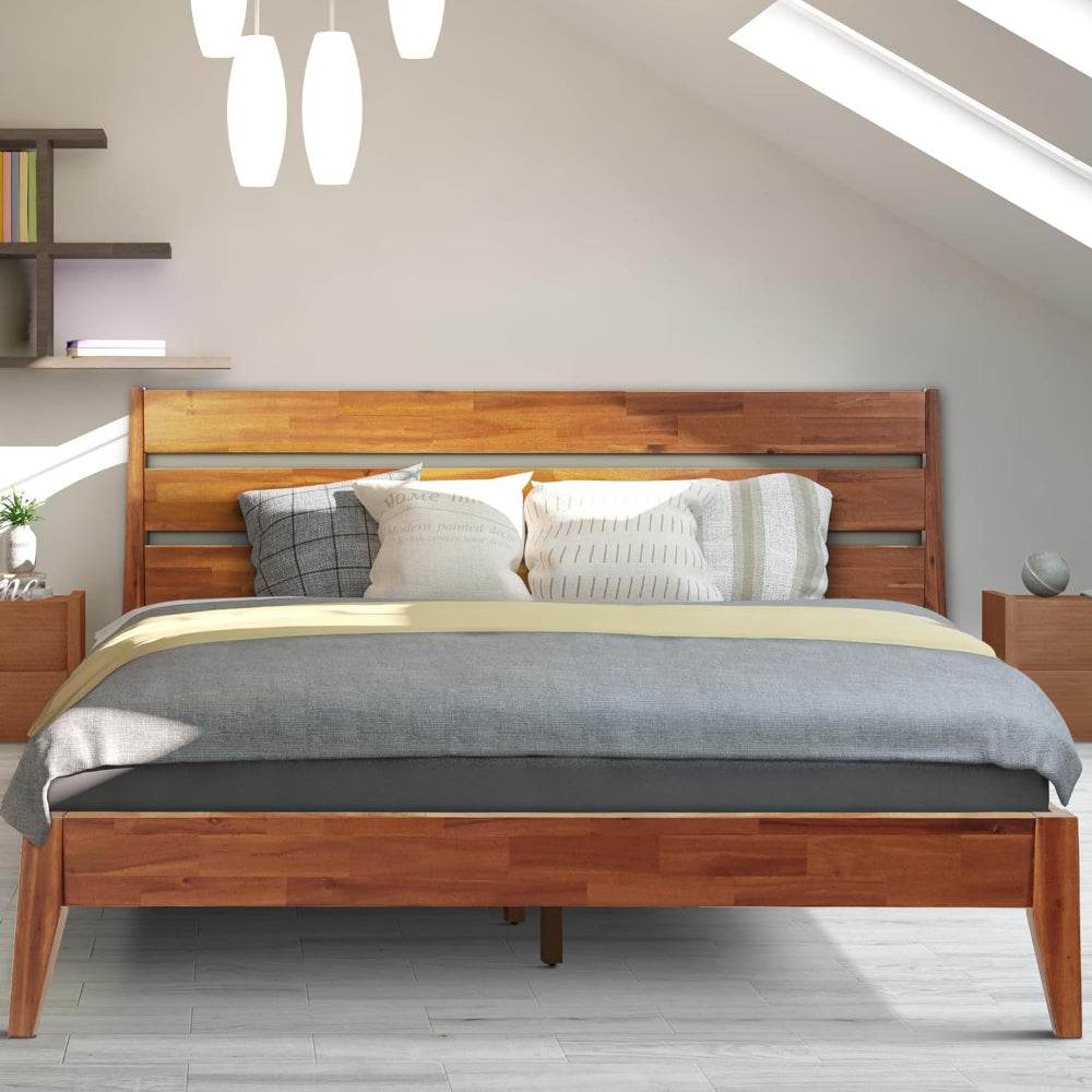 Emery Deluxe Wood Platform Bed Frame - www.Shopthatapp.com