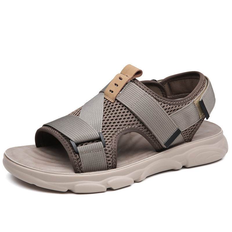 Men's Soft Bottom Non-slip All-matching Outer Wear Roman Beach Shoes - www.Shopthatapp.com