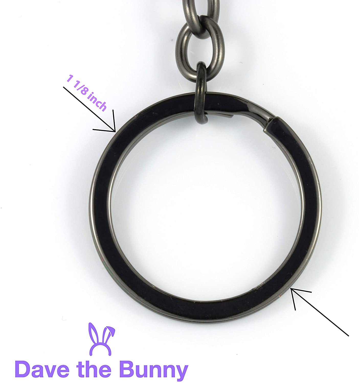 EPJ I Love to Blog Text Charm Keychain - www.Shopthatapp.com