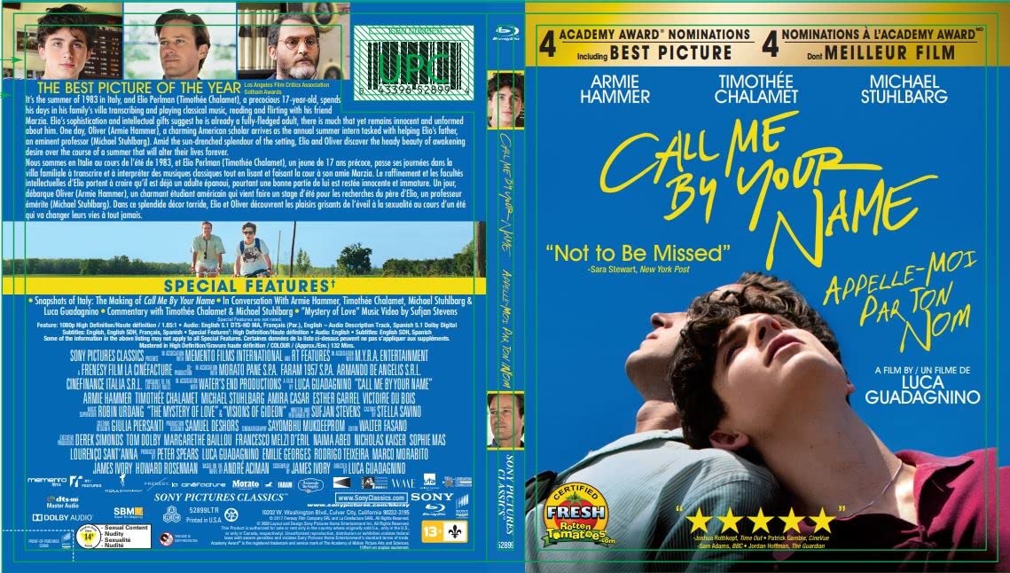 Call Me By Your Name [Blu-ray] (Bilingual) - www.Shopthatapp.com
