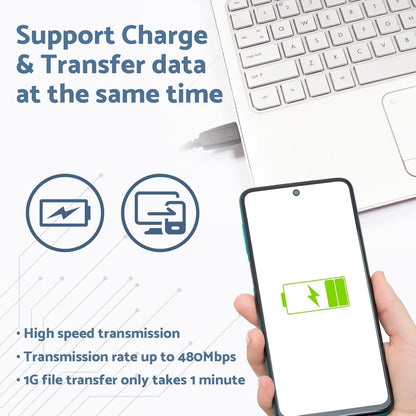 Adaptateur iOS vers USB C 35 W PD Charge ultra rapide pour iPhone avec port d'alimentation USB C