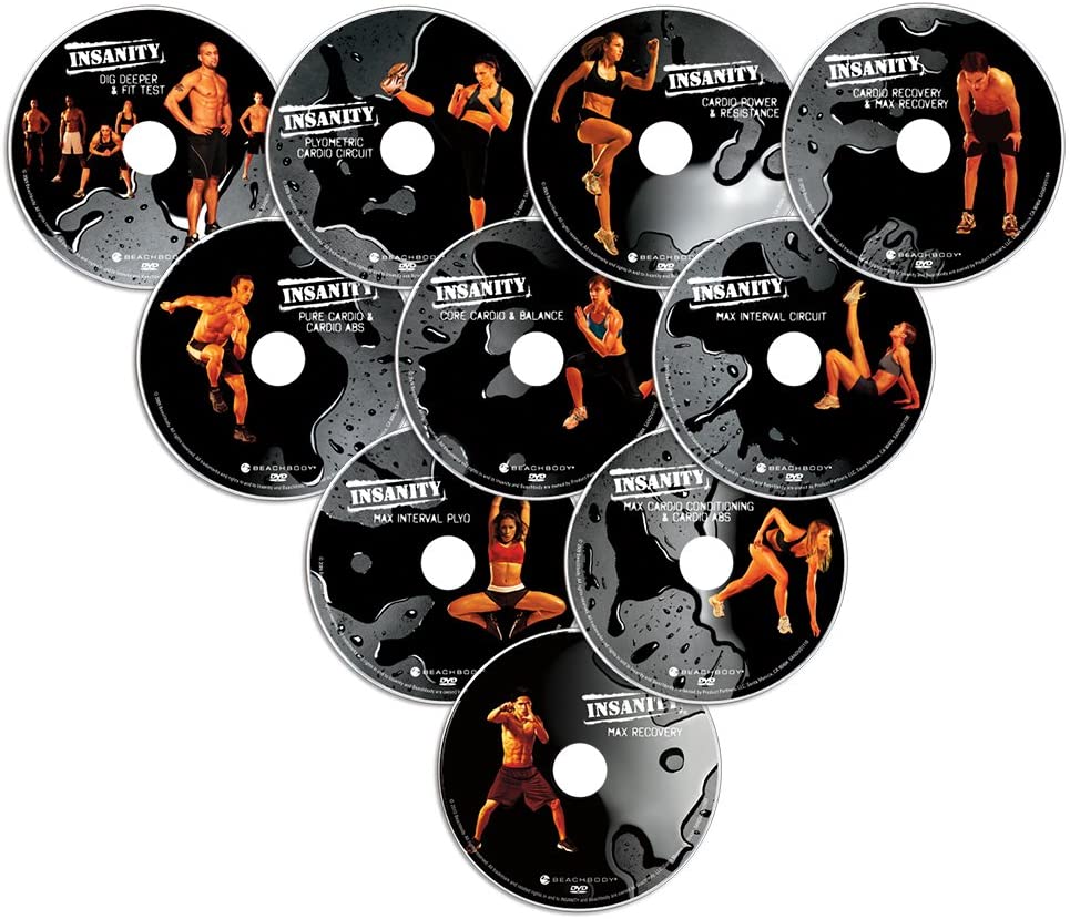 beachbody Insanity : 60 days Program - DVD Used - www.Shopthatapp.com