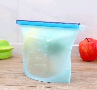 Reusable Silicone food storage bag vacuum sealed bag - www.Shopthatapp.com