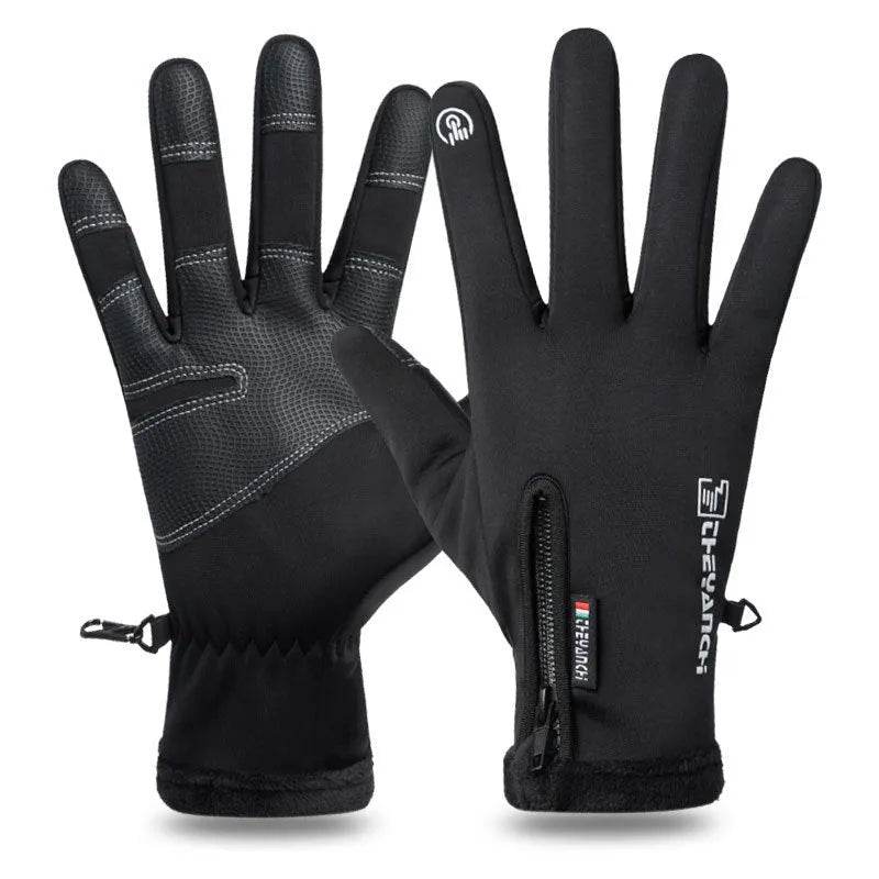 Winter Gloves Touchscreen Non-Slip Unisex Waterproof Windproof Warm Cycling Ski Sports Gloves Women Men - www.Shopthatapp.com