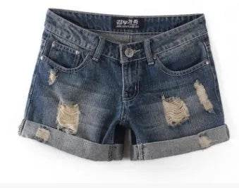 Torn Denim Shorts For Women - www.Shopthatapp.com