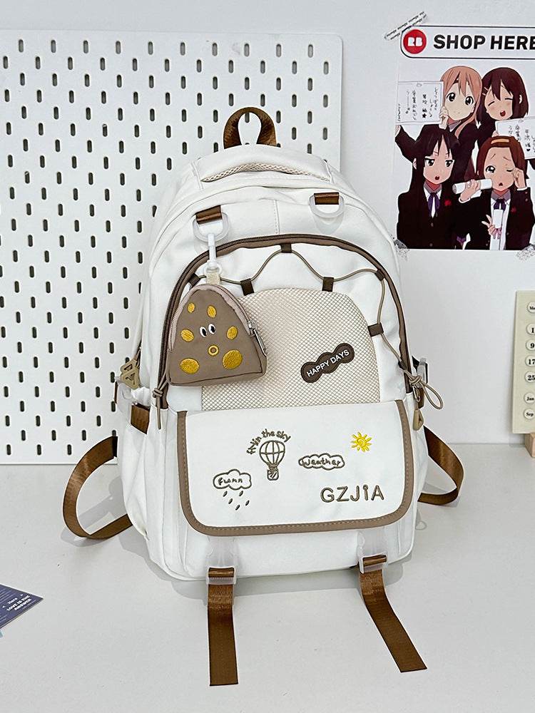 Contrast Colour School Bag – Spacious & Easy Carry - www.Shopthatapp.com