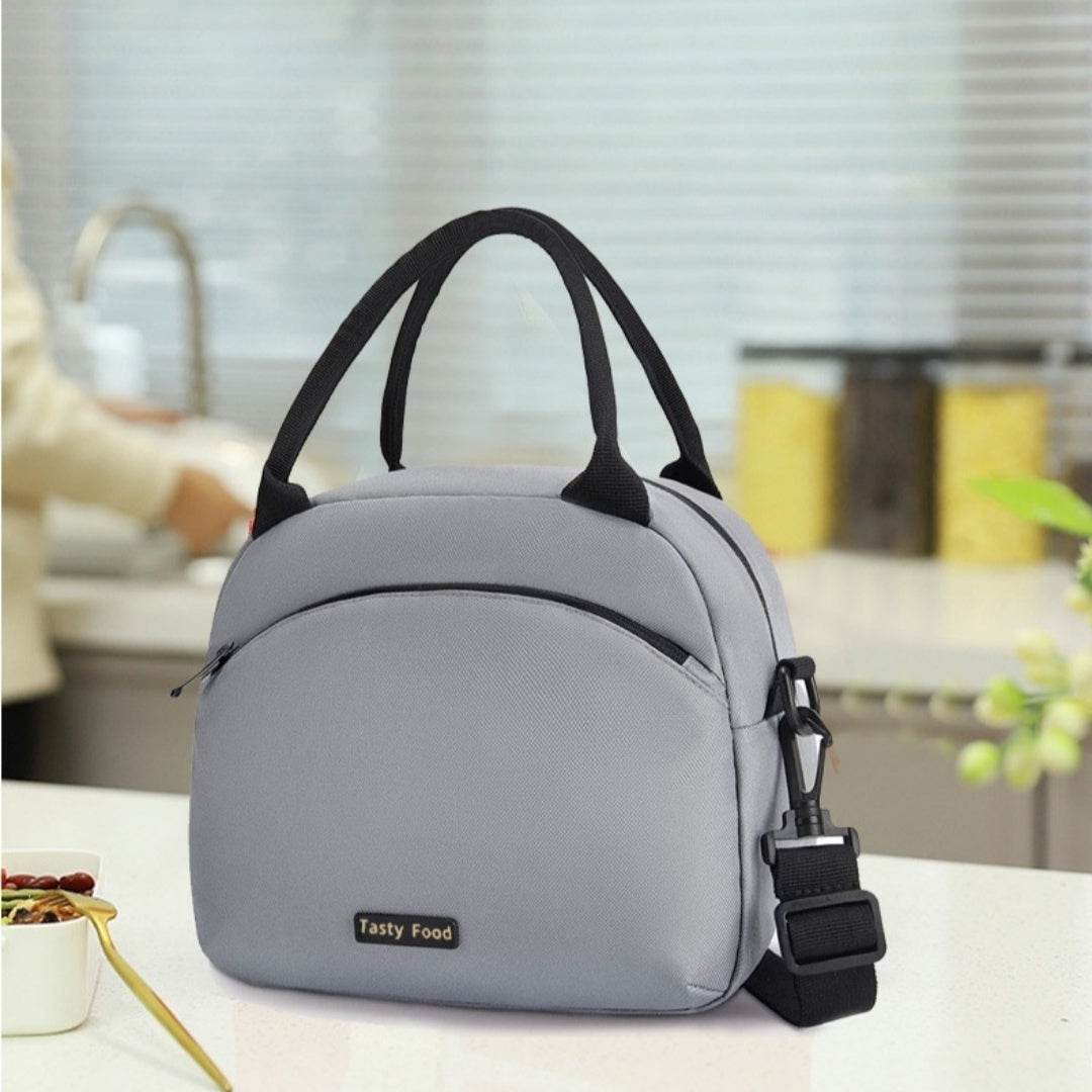 Women Portable Fashion Insulated Work Lunch Bag Handbag - www.Shopthatapp.com