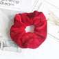 Fashion Velvet Scrunchies for Hair Ponytail Holder - www.Shopthatapp.com