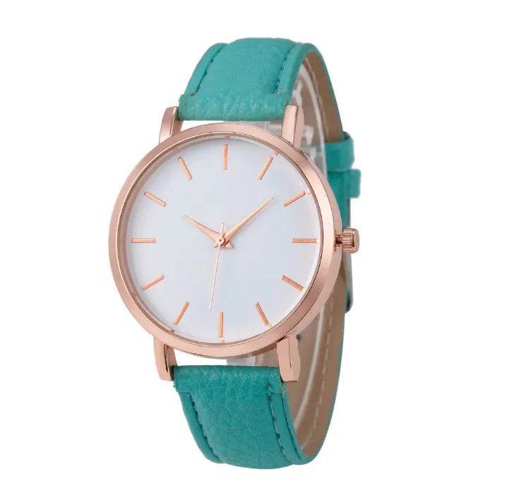 Unisex Leather quartz watch - www.Shopthatapp.com