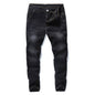 Men's denim jeans straight fitted pants - www.Shopthatapp.com