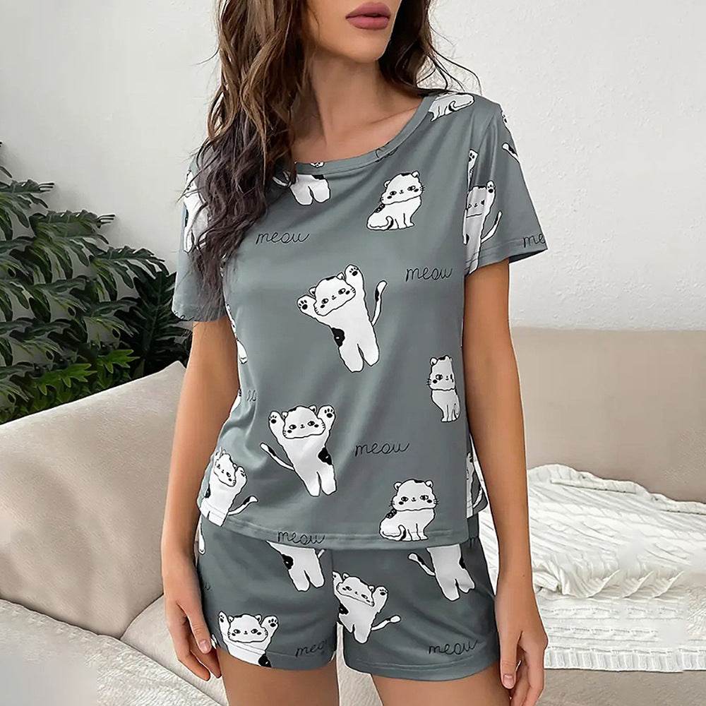 2 piece Pyjamas set women Night sleepwear and Loungewear - www.Shopthatapp.com
