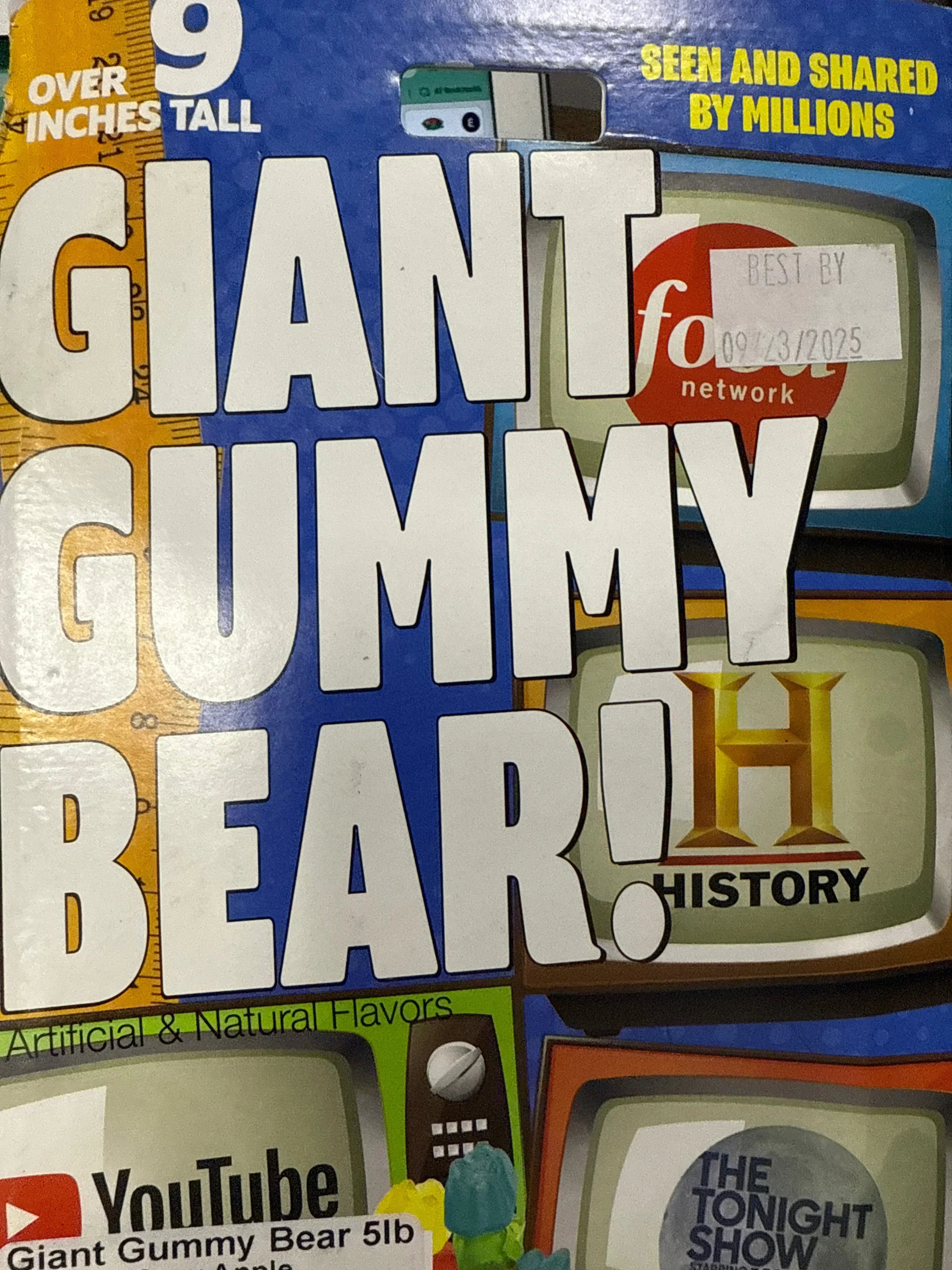 5 Pound Lime Flavoured Gummy Bear 2040G - U.S Edition - www.Shopthatapp.com