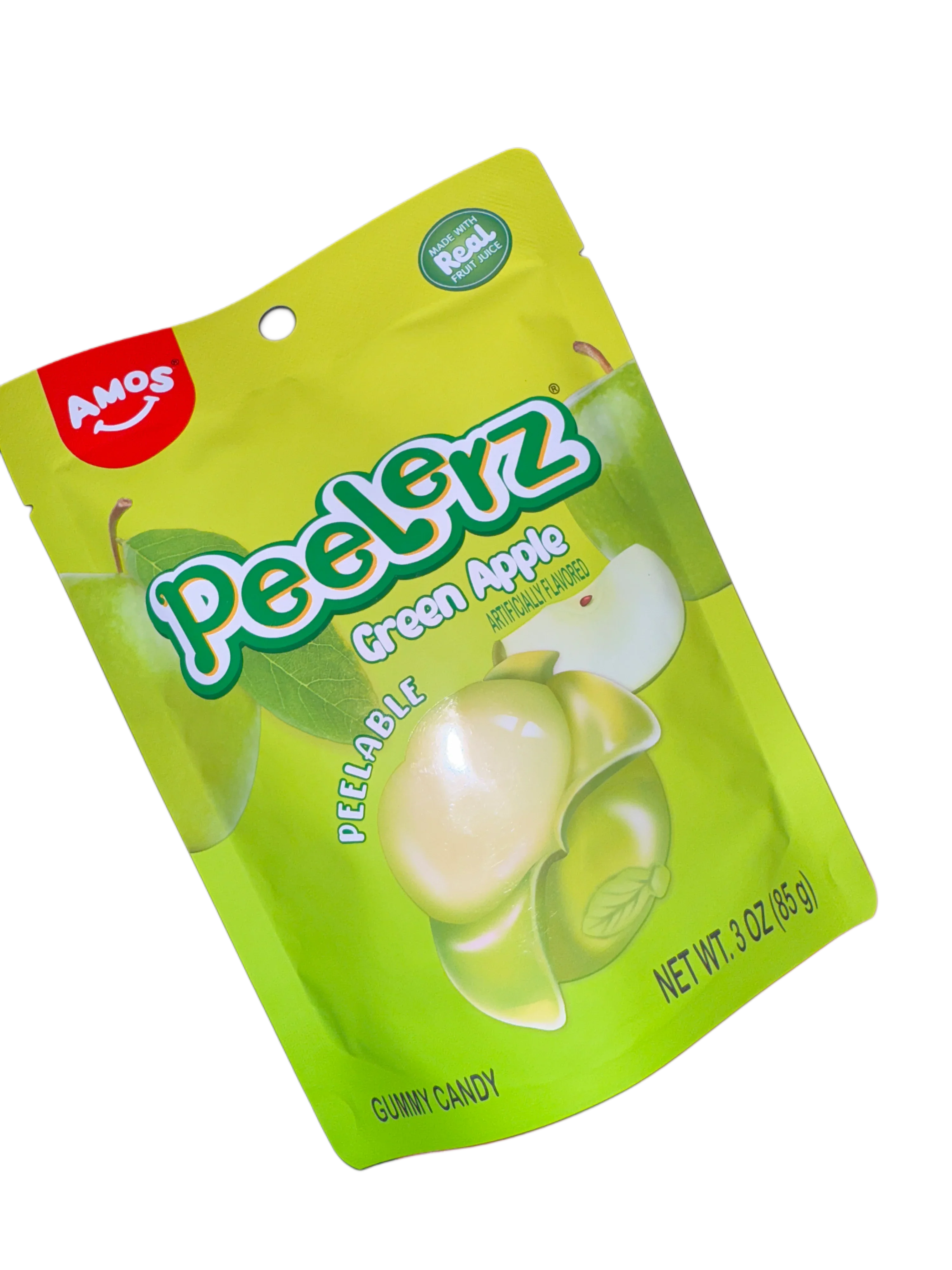 Amos Peelerz Gummy Green Apple 85G - U.S Edition - www.Shopthatapp.com