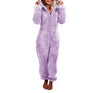 Women Polar Bear Winter hooded pajamas Jumpsuit Lounge wear Sleep wear - www.Shopthatapp.com